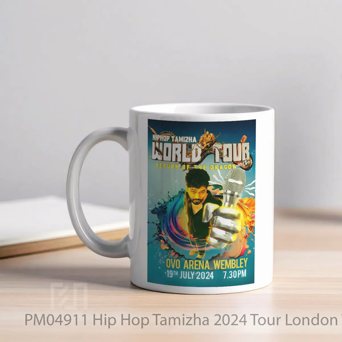 Mug Hip Hop Tamizha 2024 Tour London Wembley Arena Pos MPM04911 - All-side / Desain