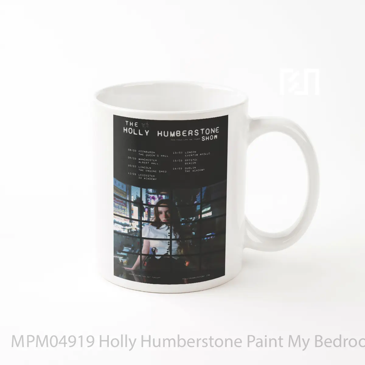 Mug Holly Humberstone Paint My Bedroom Black Uk Tour 2024 MPM04919