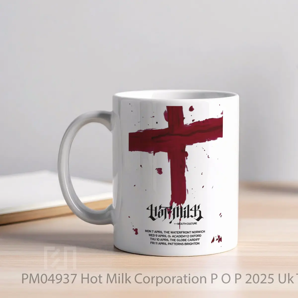 Mug Hot Milk Corporation P O P 2025 Uk Tour MPM04937 - All-side / Desain