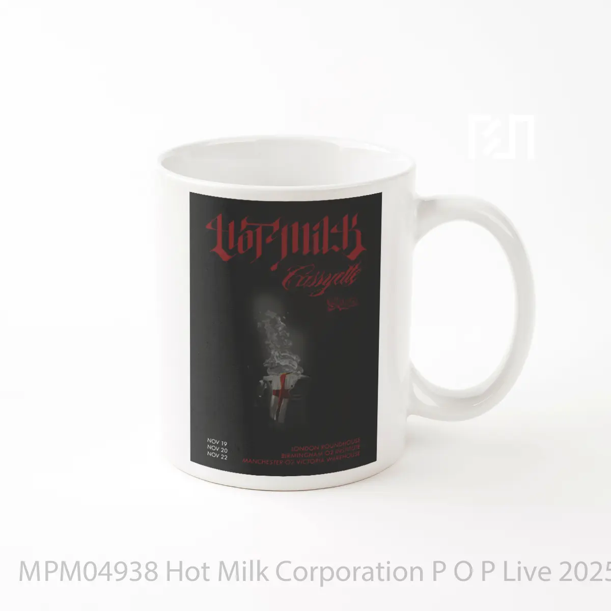 Mug Hot Milk Corporation P O P Live 2025 Uk Tour MPM04938