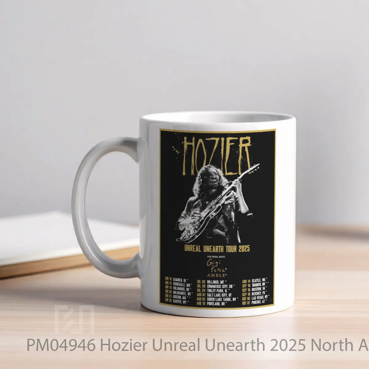 Mug Hozier Unreal Unearth 2025 North America Tour Post MPM04946 - All-side / Desain
