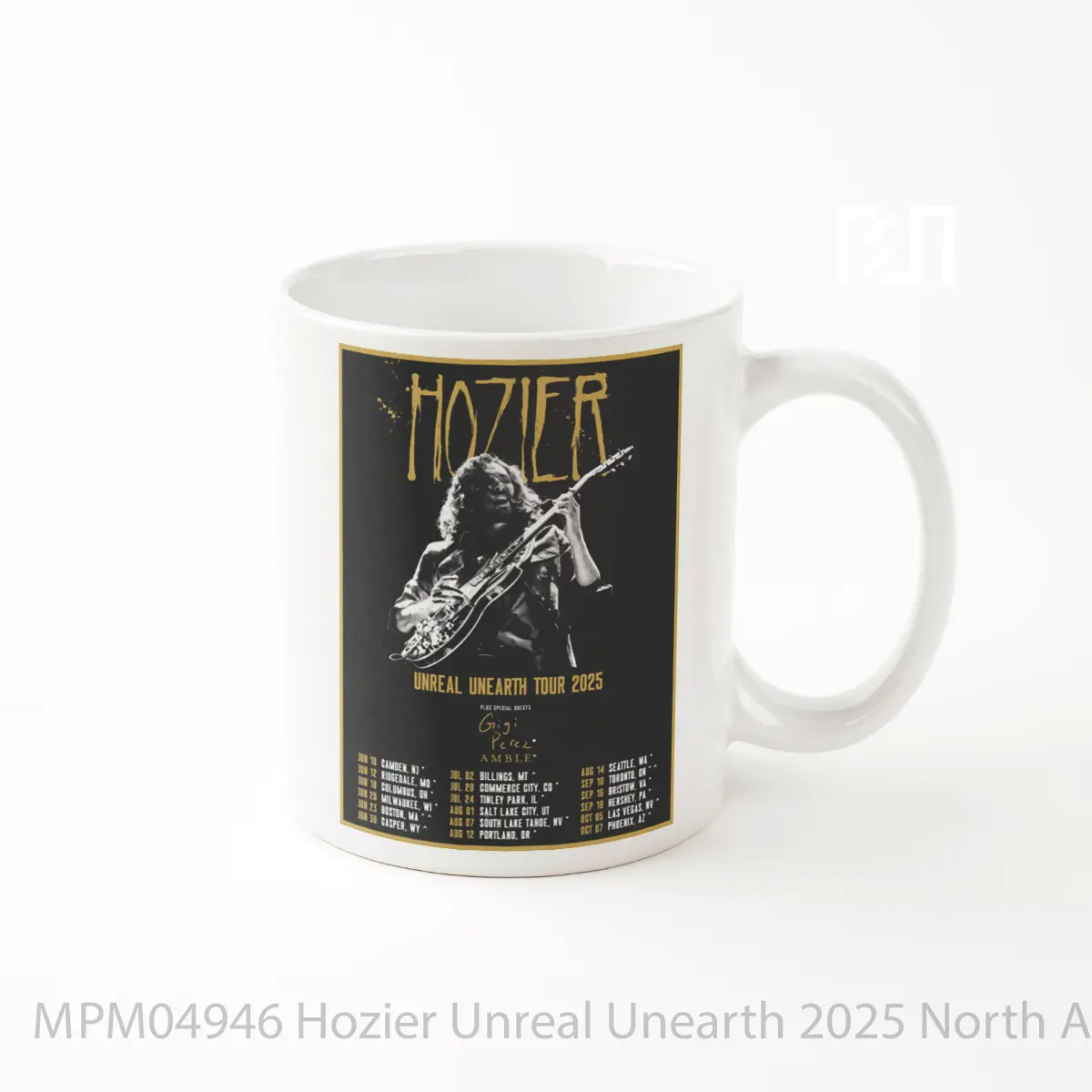 Mug Hozier Unreal Unearth 2025 North America Tour Post MPM04946