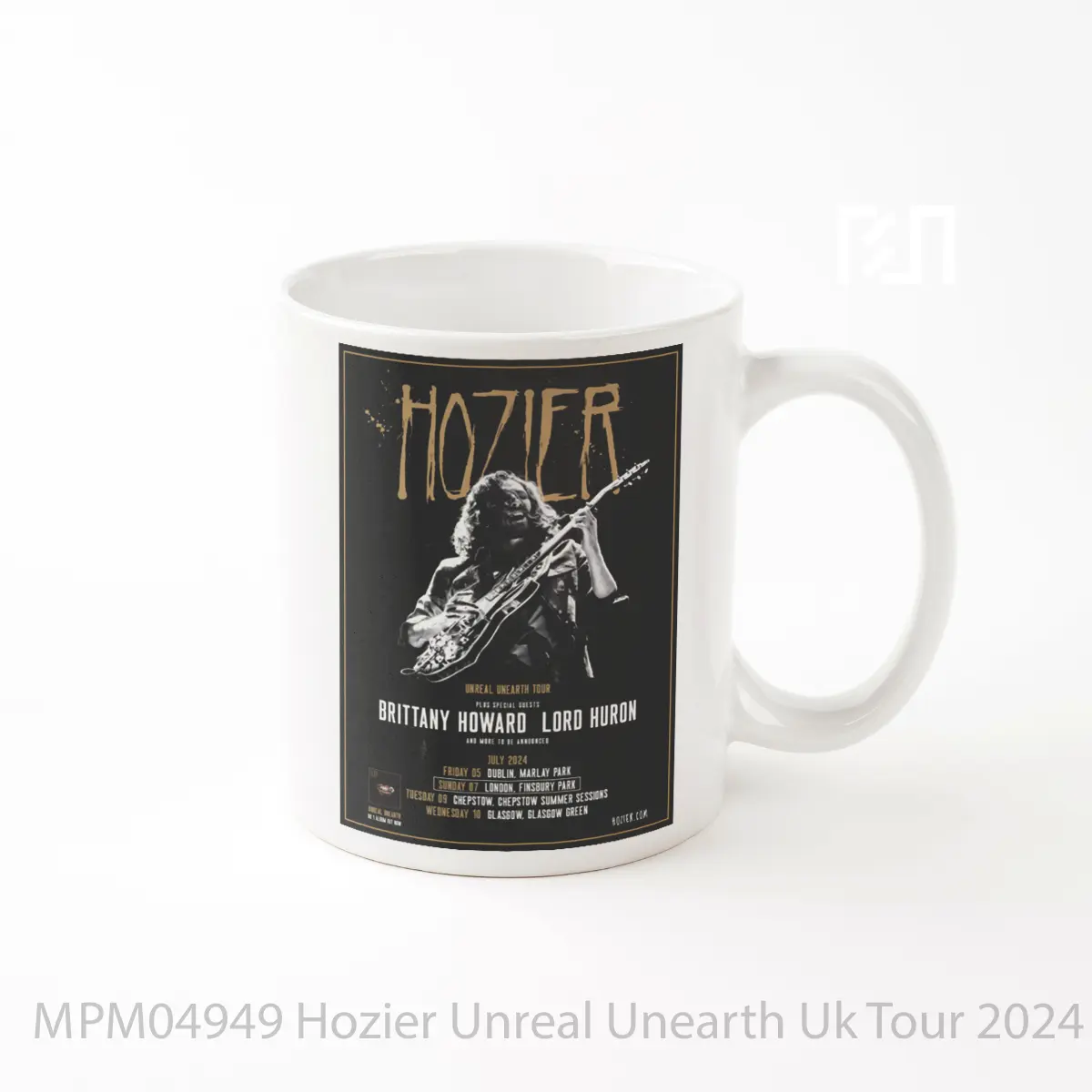 Mug Hozier Unreal Unearth Uk Tour 2024 Glasgow Green 10 July MPM04949