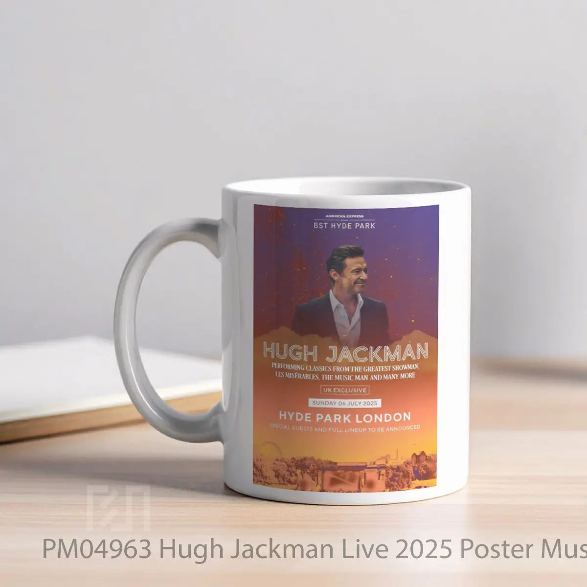 Mug Hugh Jackman Live 2025 MPM04963 - All-side / Desain