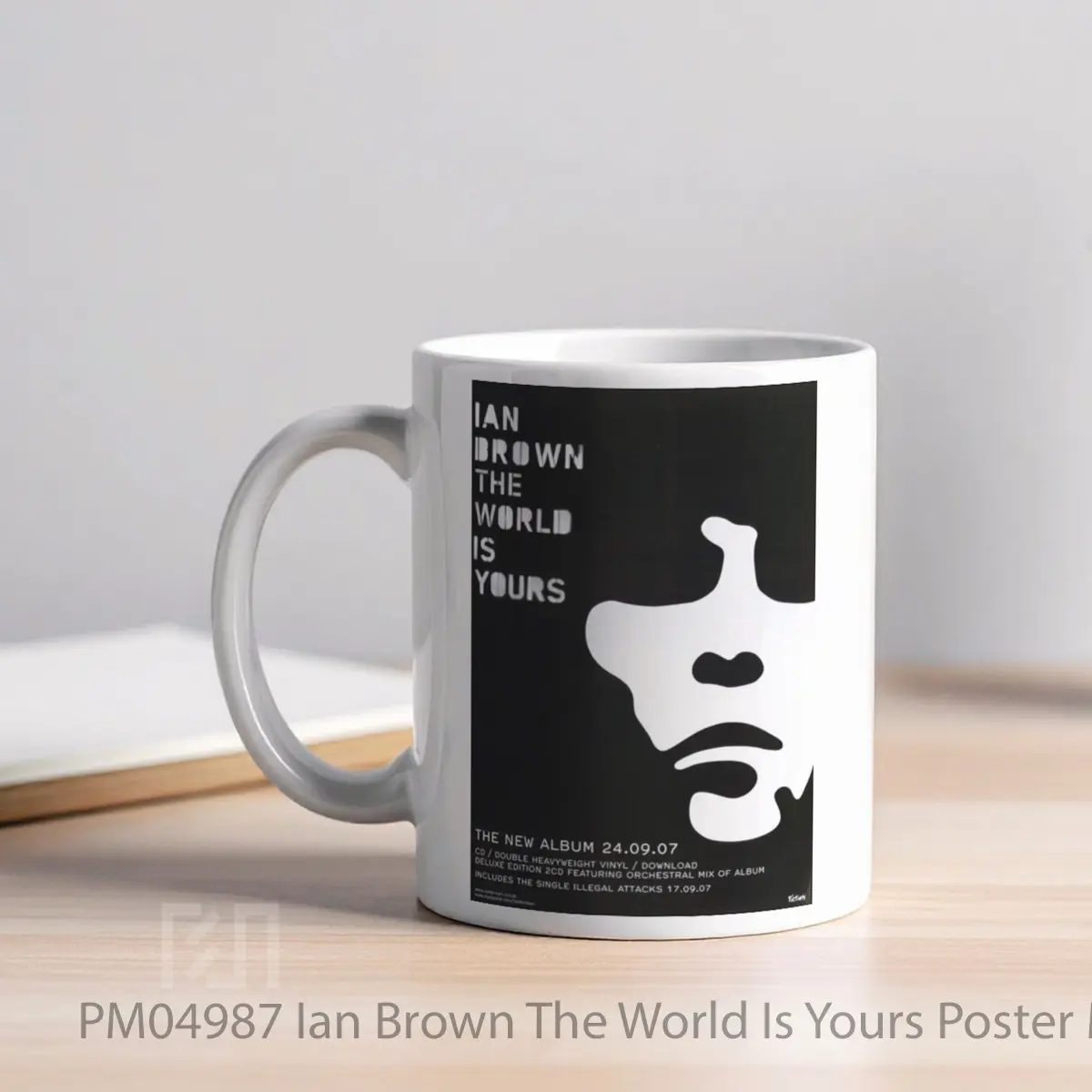 Mug Ian Brown The World Is Yours MPM04987 - All-side / Desain