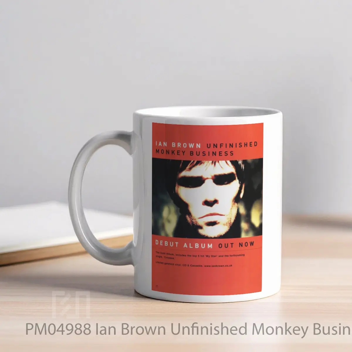 Mug Ian Brown Unfinished Monkey Business MPM04988 - All-side / Desain