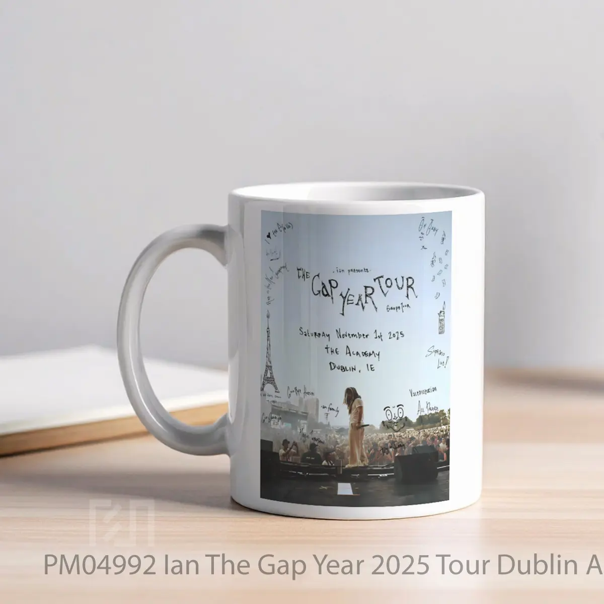 Mug Ian The Gap Year 2025 Tour Dublin Academy MPM04992 - All-side / Desain