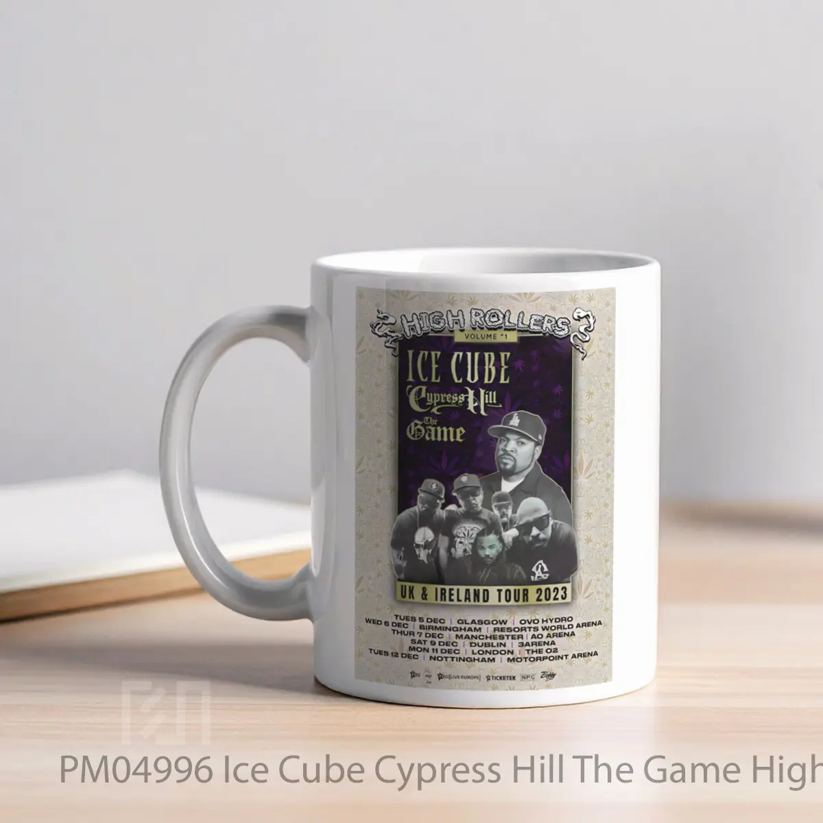 Mug Ice Cube Cypress Hill The Game High Rollers Vol 1 Tour MPM04996 - All-side / Desain