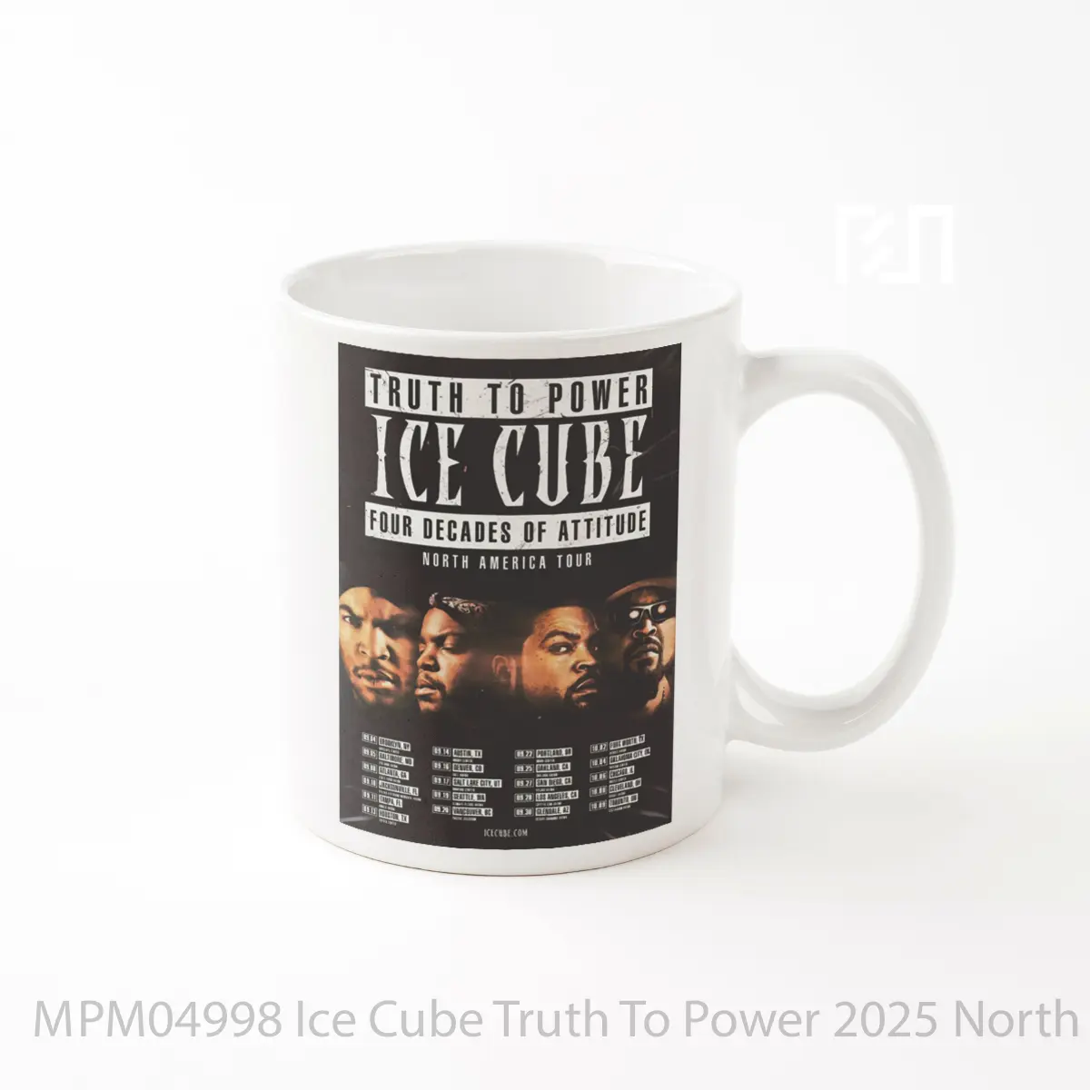 Mug Ice Cube Truth To Power 2025 North America Tour Po MPM04998