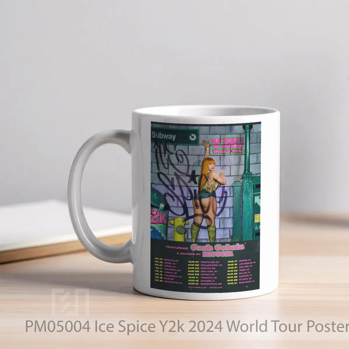 Mug Ice Spice Y2k 2024 World Tour MPM05004 - All-side / Desain