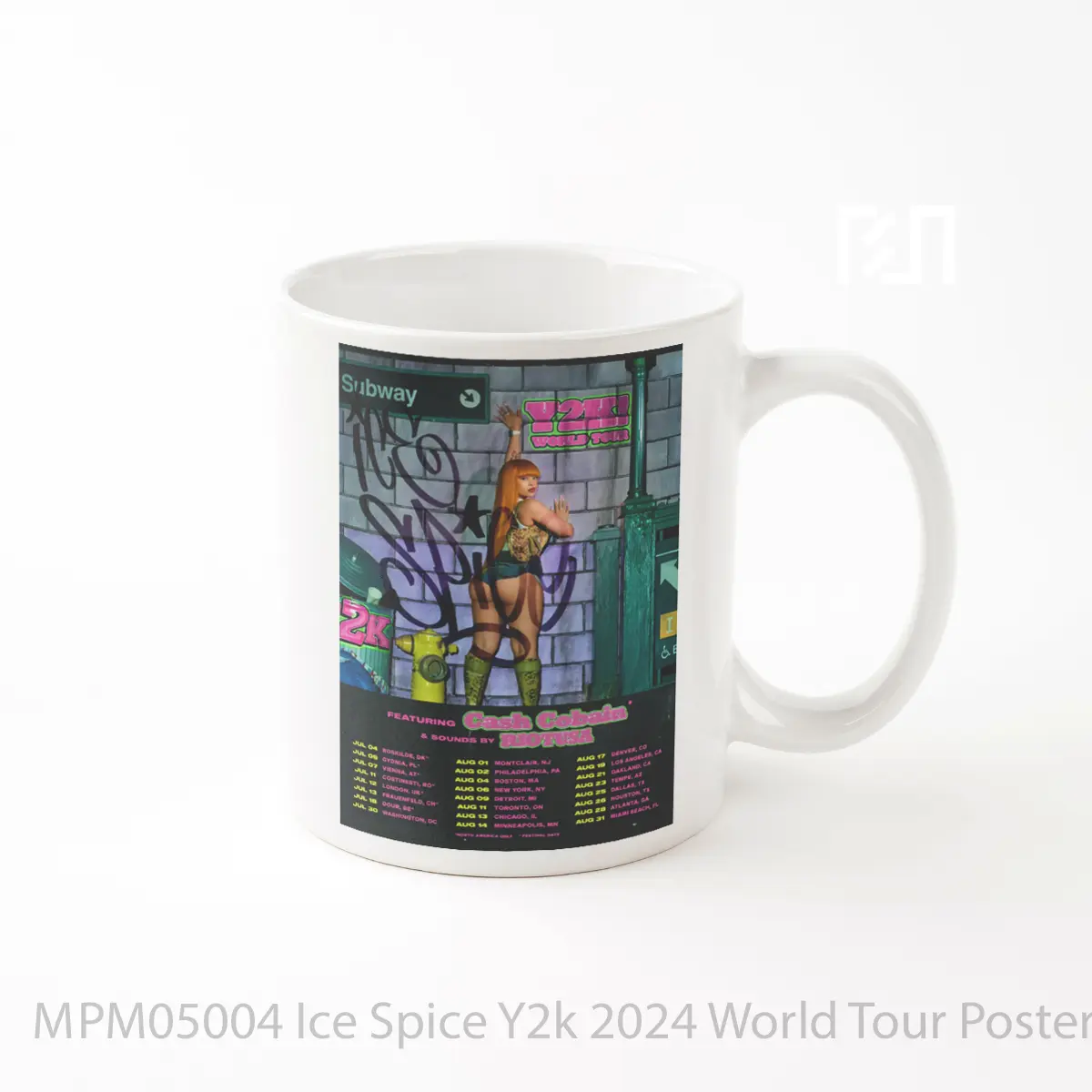 Mug Ice Spice Y2k 2024 World Tour MPM05004