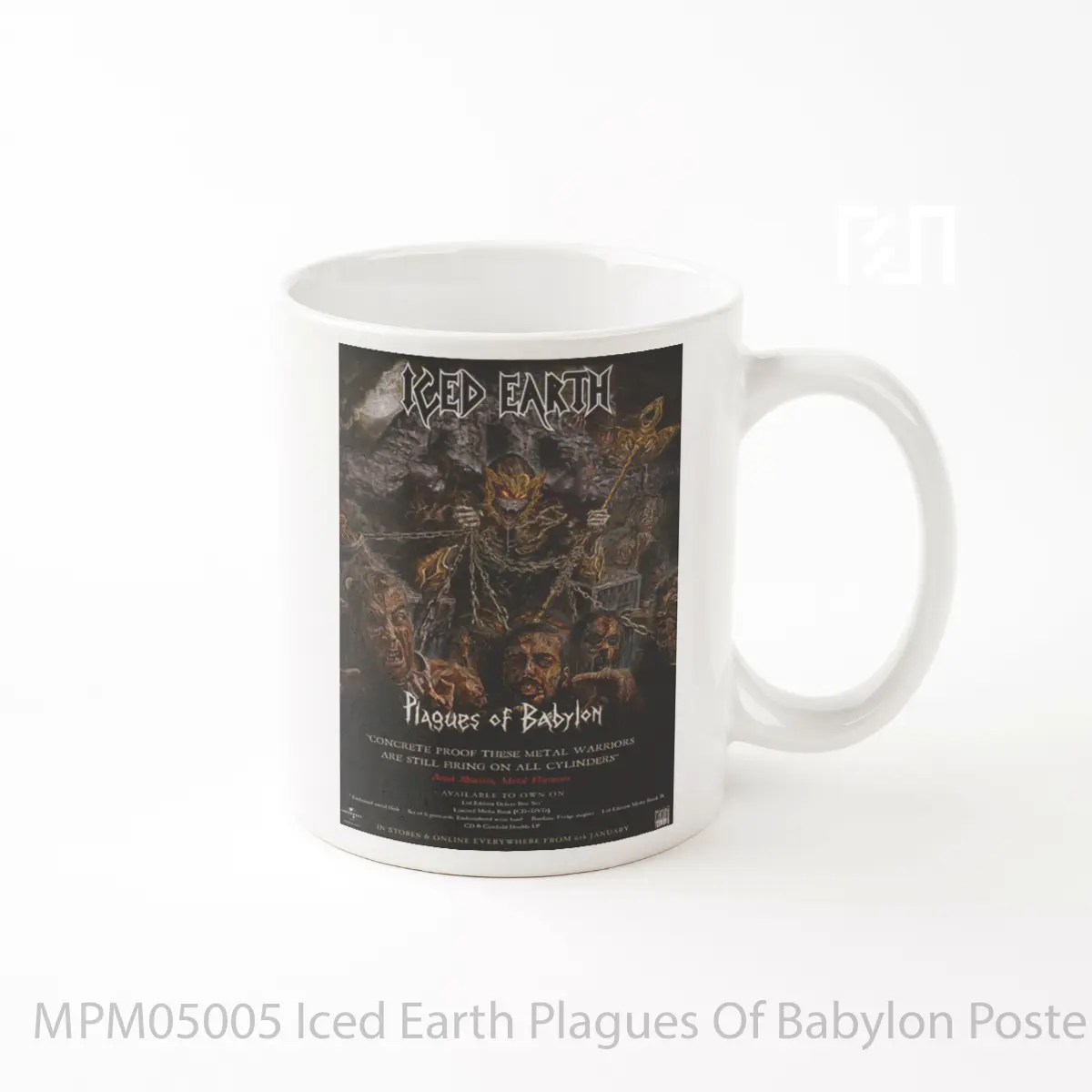 Mug Iced Earth Plagues Of Babylon MPM05005