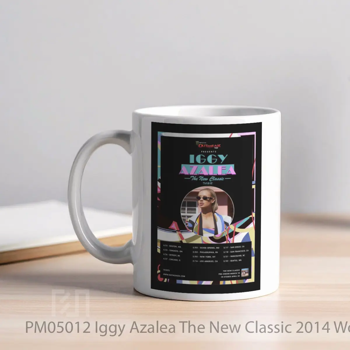 Mug Iggy Azalea The New Classic 2014 World Tour MPM05012 - All-side / Desain