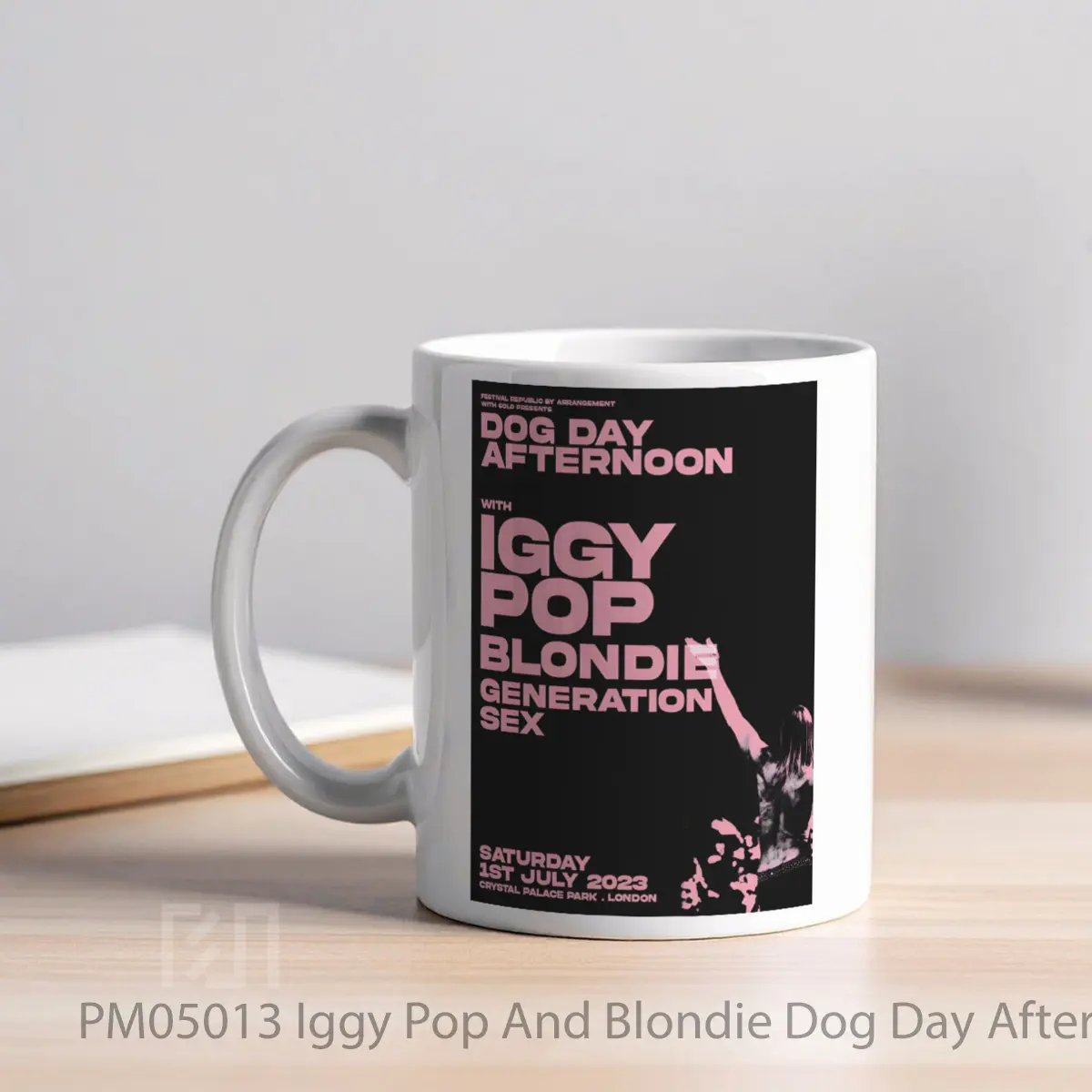 Mug Iggy Pop And Blondie Dog Day Afternoon London Crystal Palace MPM05013 - All-side / Desain