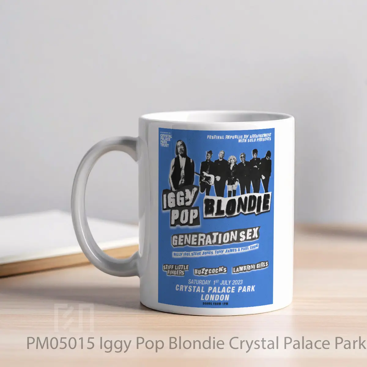 Mug Iggy Pop Blondie Crystal Palace Park London 2023 MPM05015 - All-side / Desain