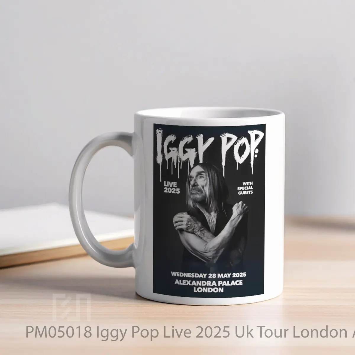 Mug Iggy Pop Live 2025 Uk Tour London Alexandra Palace MPM05018 - All-side / Desain