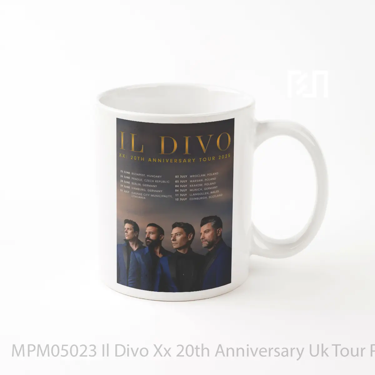 Mug Il Divo Xx 20th Anniversary Uk Tour MPM05023