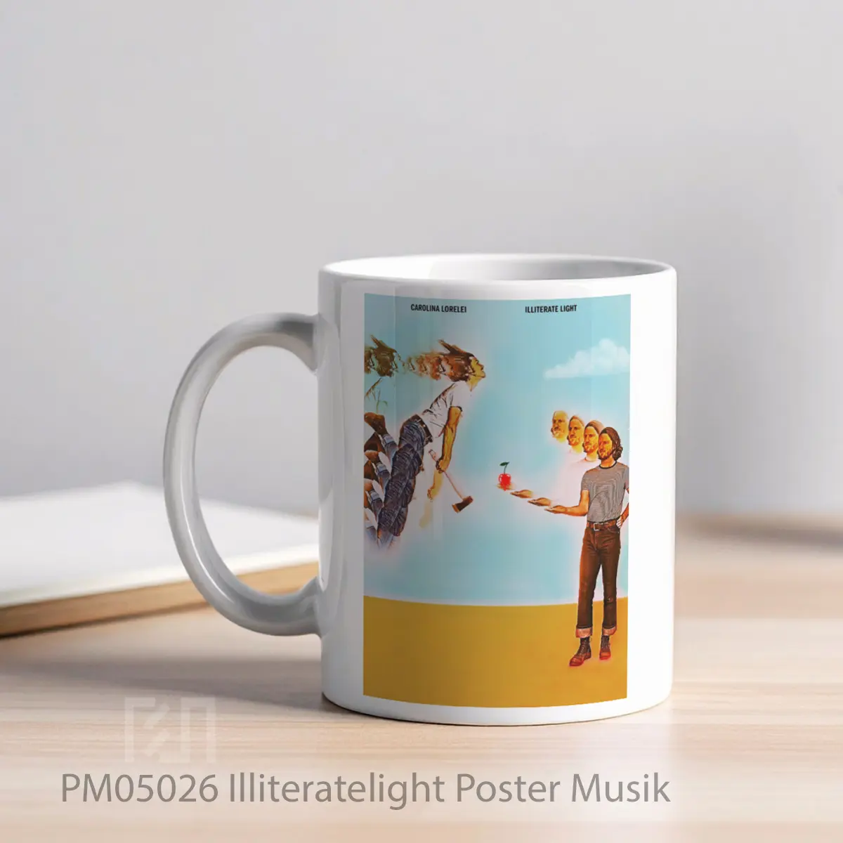 Mug Illiteratelight Poster MPM05026 - All-side / Desain