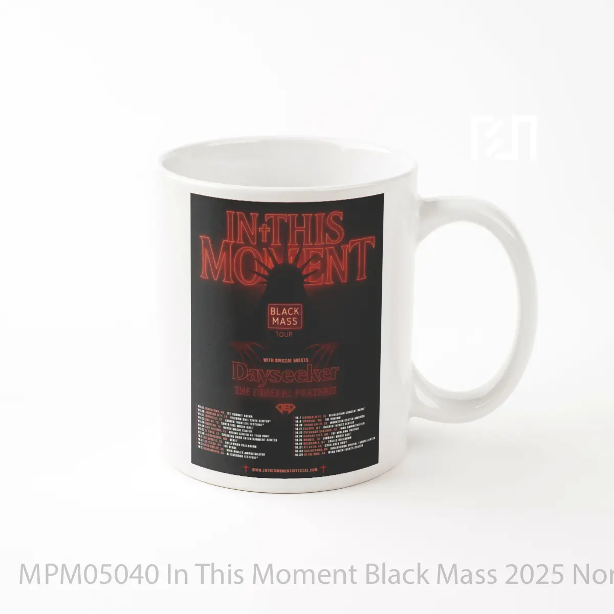 Mug In This Moment Black Mass 2025 North America Tour MPM05040