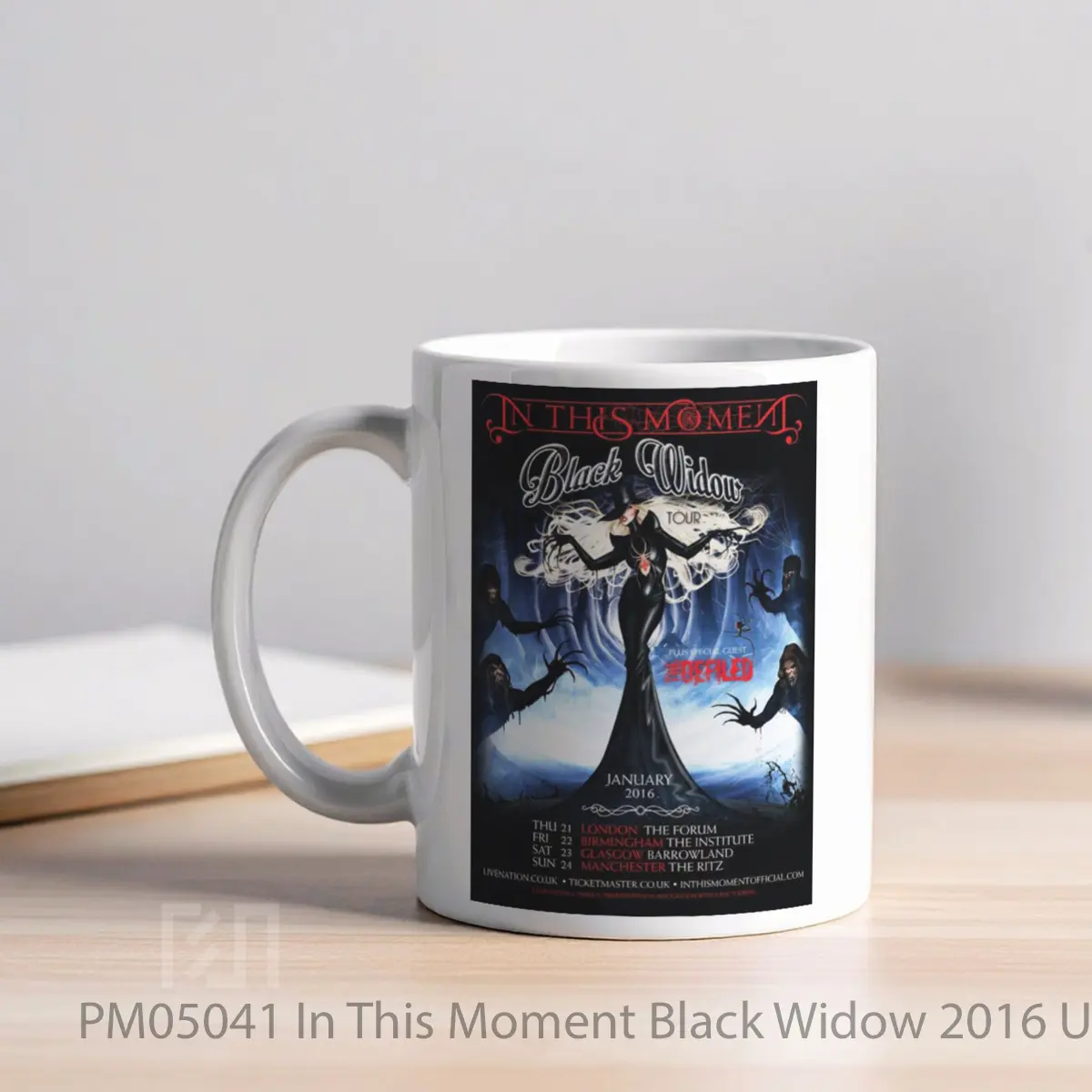 Mug In This Moment Black Widow 2016 Uk Tour MPM05041 - All-side / Desain
