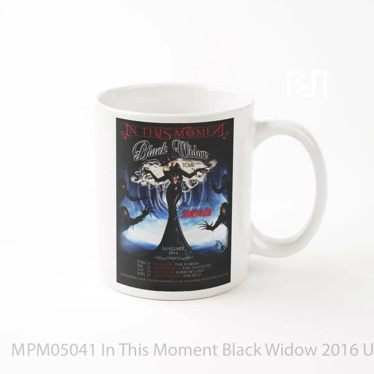 Mug In This Moment Black Widow 2016 Uk Tour MPM05041