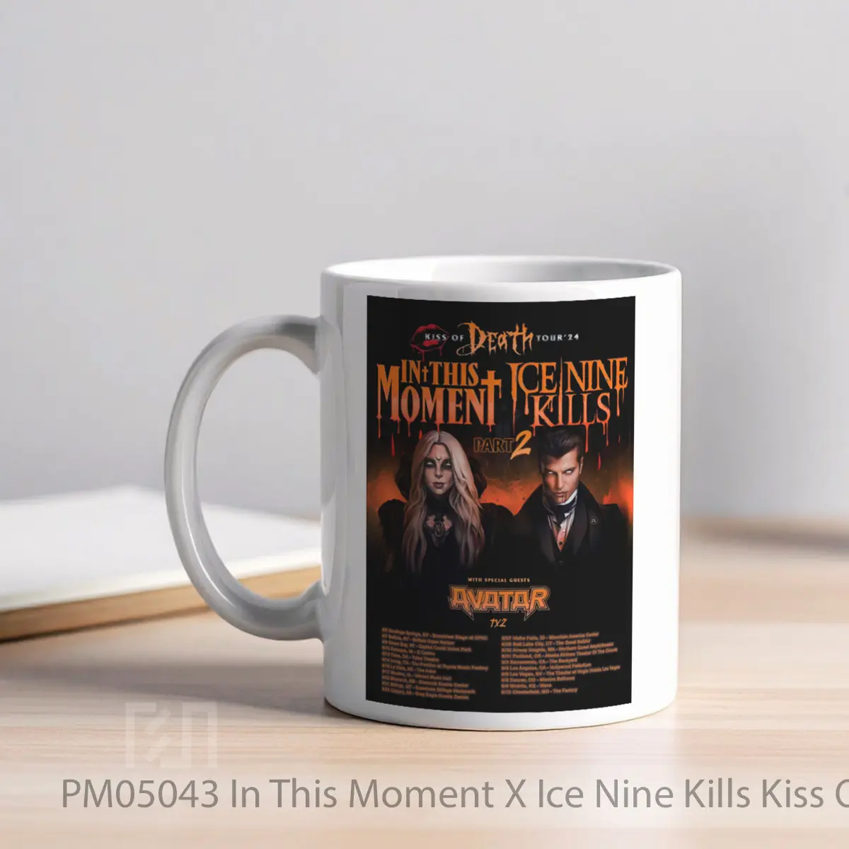 Mug In This Moment X Ice Nine Kills Kiss Of Death 2024 Tour MPM05043 - All-side / Desain