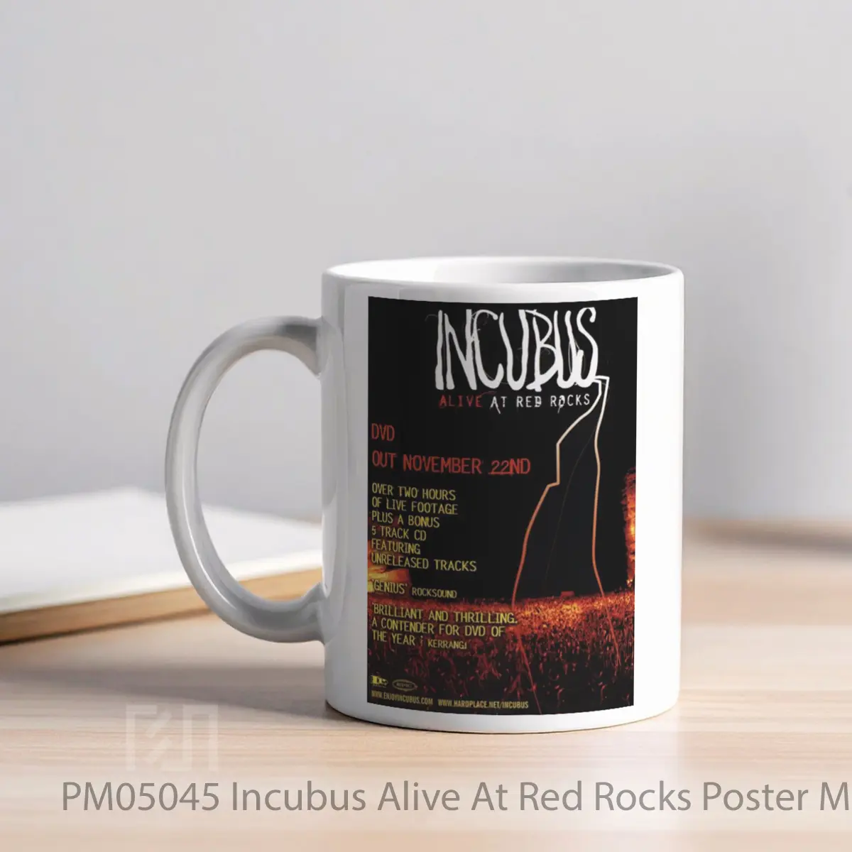 Mug Incubus Alive At Red Rocks MPM05045 - All-side / Desain