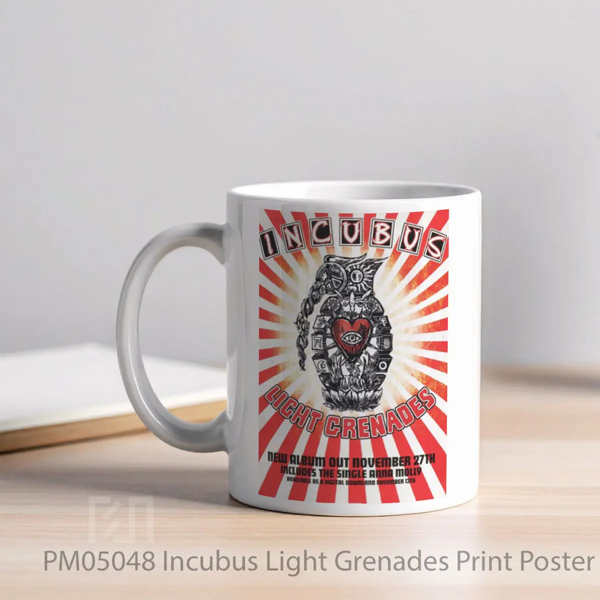 Mug Incubus Light Grenades Print MPM05048 - All-side / Desain
