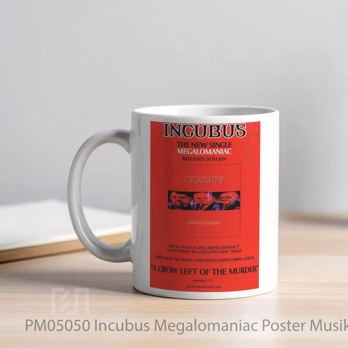 Mug Incubus Megalomaniac MPM05050 - All-side / Desain