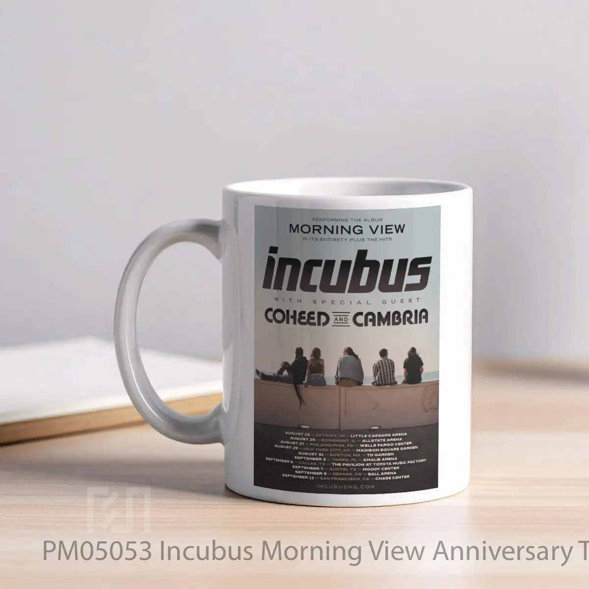 Mug Incubus Morning View Anniversary Tour 2024 MPM05053 - All-side / Desain
