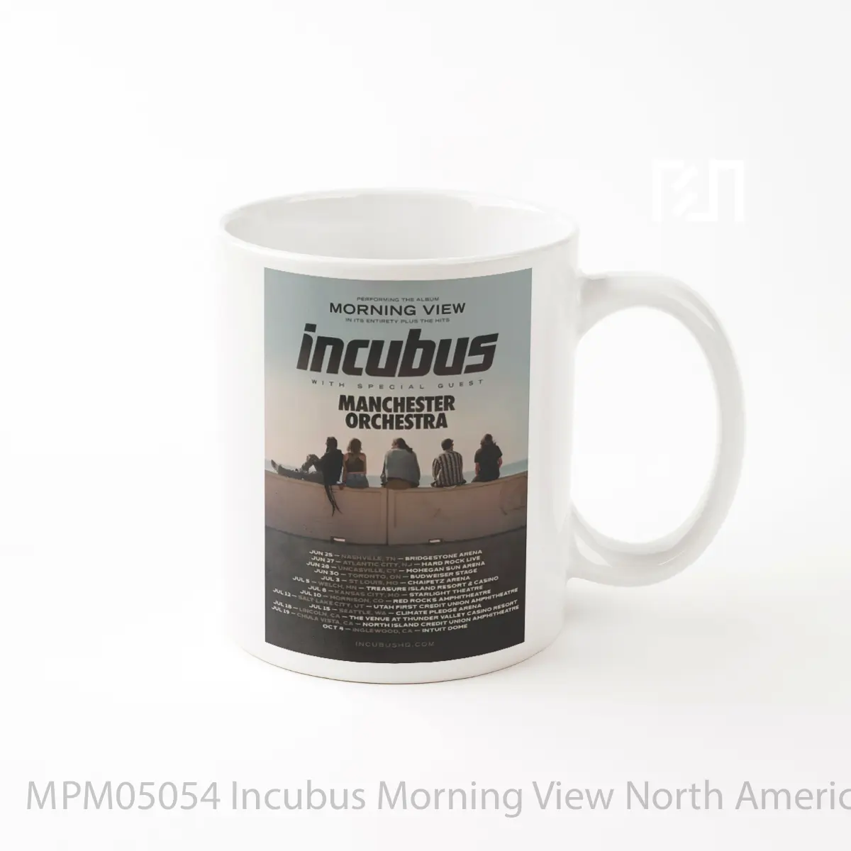 Mug Incubus Morning View North America Arena Tour 2025 MPM05054