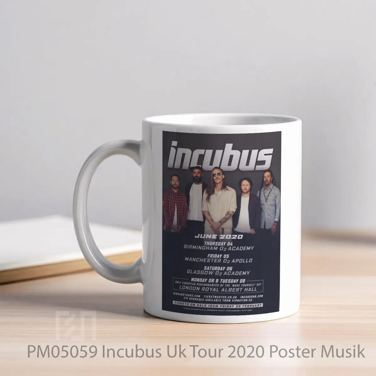 Mug Incubus Uk Tour 2020 MPM05059 - All-side / Desain