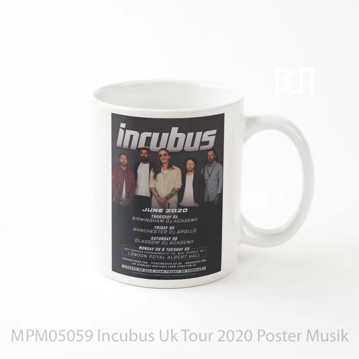 Mug Incubus Uk Tour 2020 MPM05059