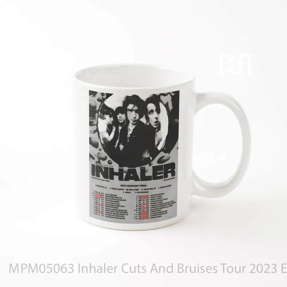 Mug Inhaler Cuts And Bruises Tour 2023 Europe Uk MPM05063