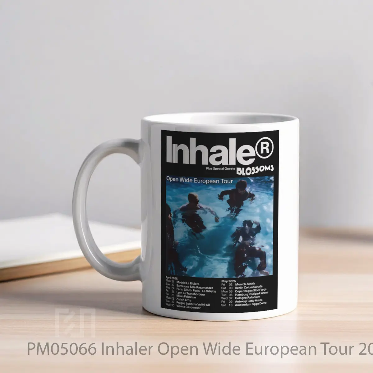 Mug Inhaler Open Wide European Tour 2025 MPM05066 - All-side / Desain