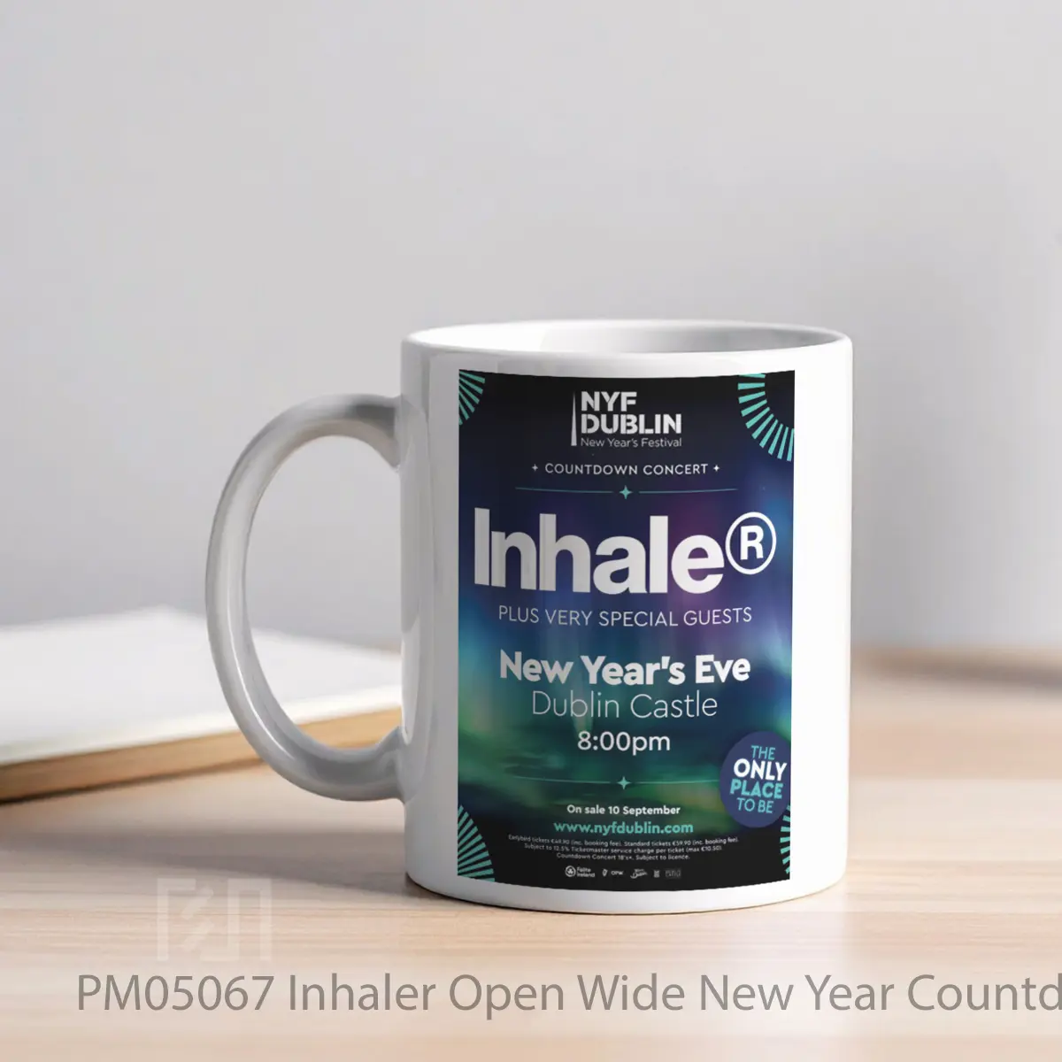 Mug Inhaler Open Wide New Year Countdown 2025 MPM05067 - All-side / Desain