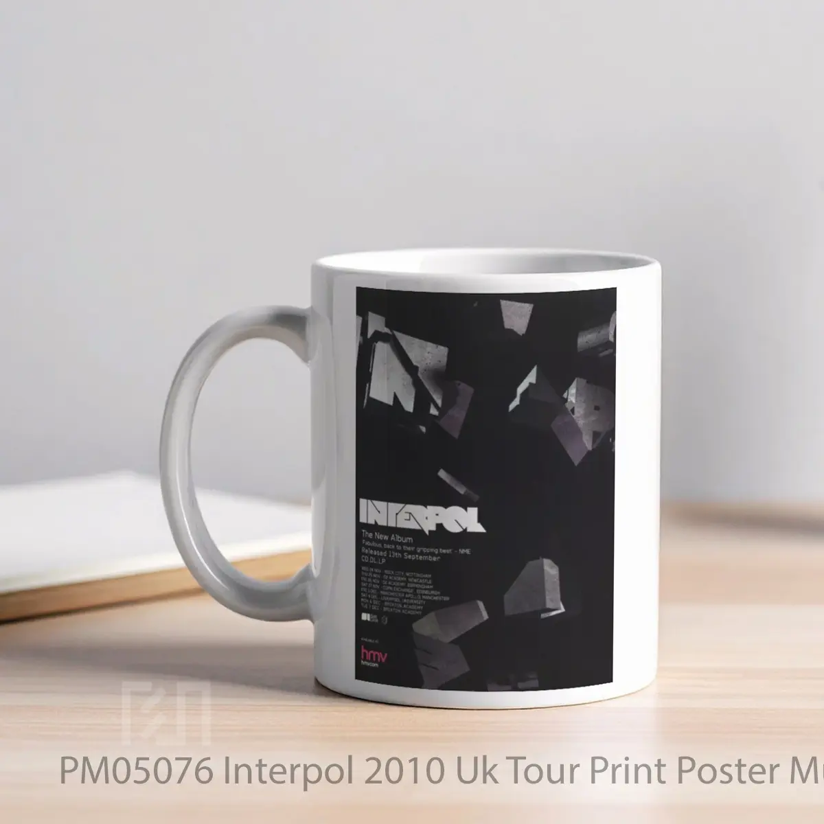 Mug Interpol 2010 Uk Tour Print MPM05076 - All-side / Desain