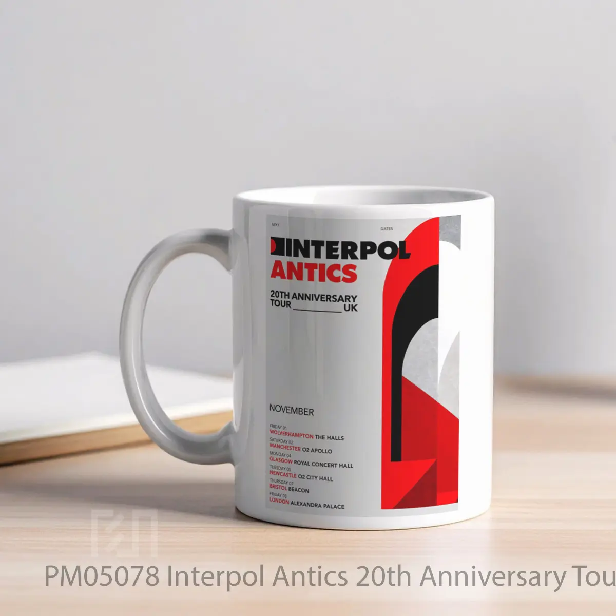 Mug Interpol Antics 20th Anniversary Tour 2024 MPM05078 - All-side / Desain