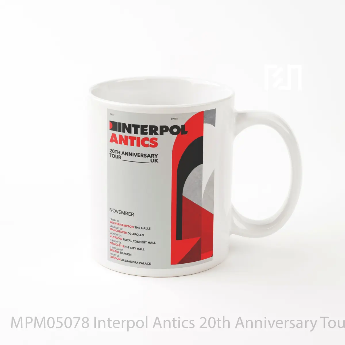 Mug Interpol Antics 20th Anniversary Tour 2024 MPM05078