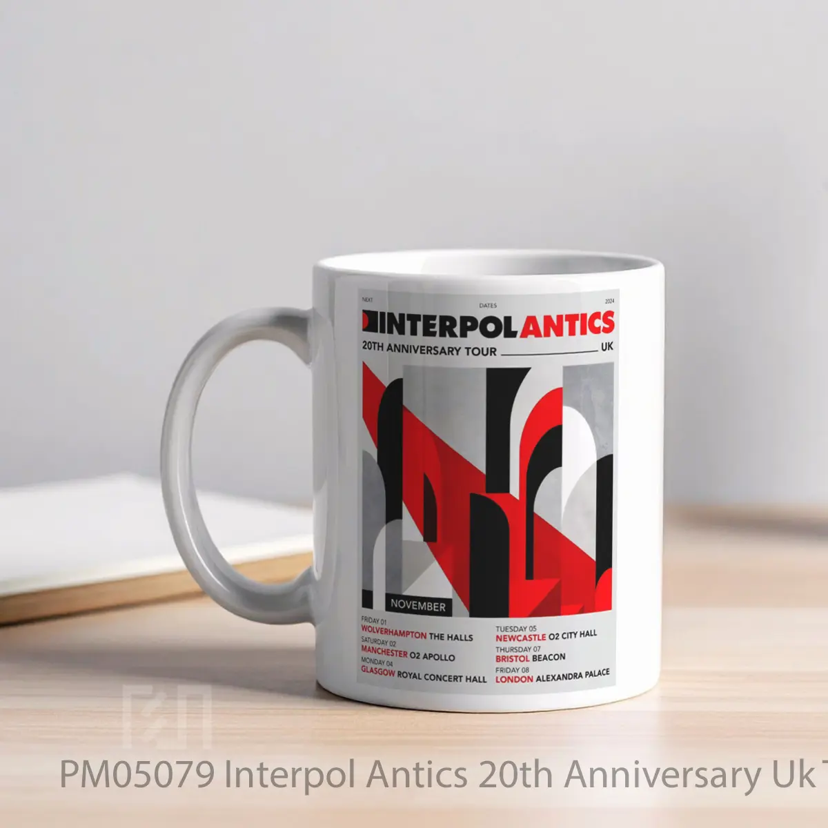 Mug Interpol Antics 20th Anniversary Uk Tour 2024 MPM05079 - All-side / Desain