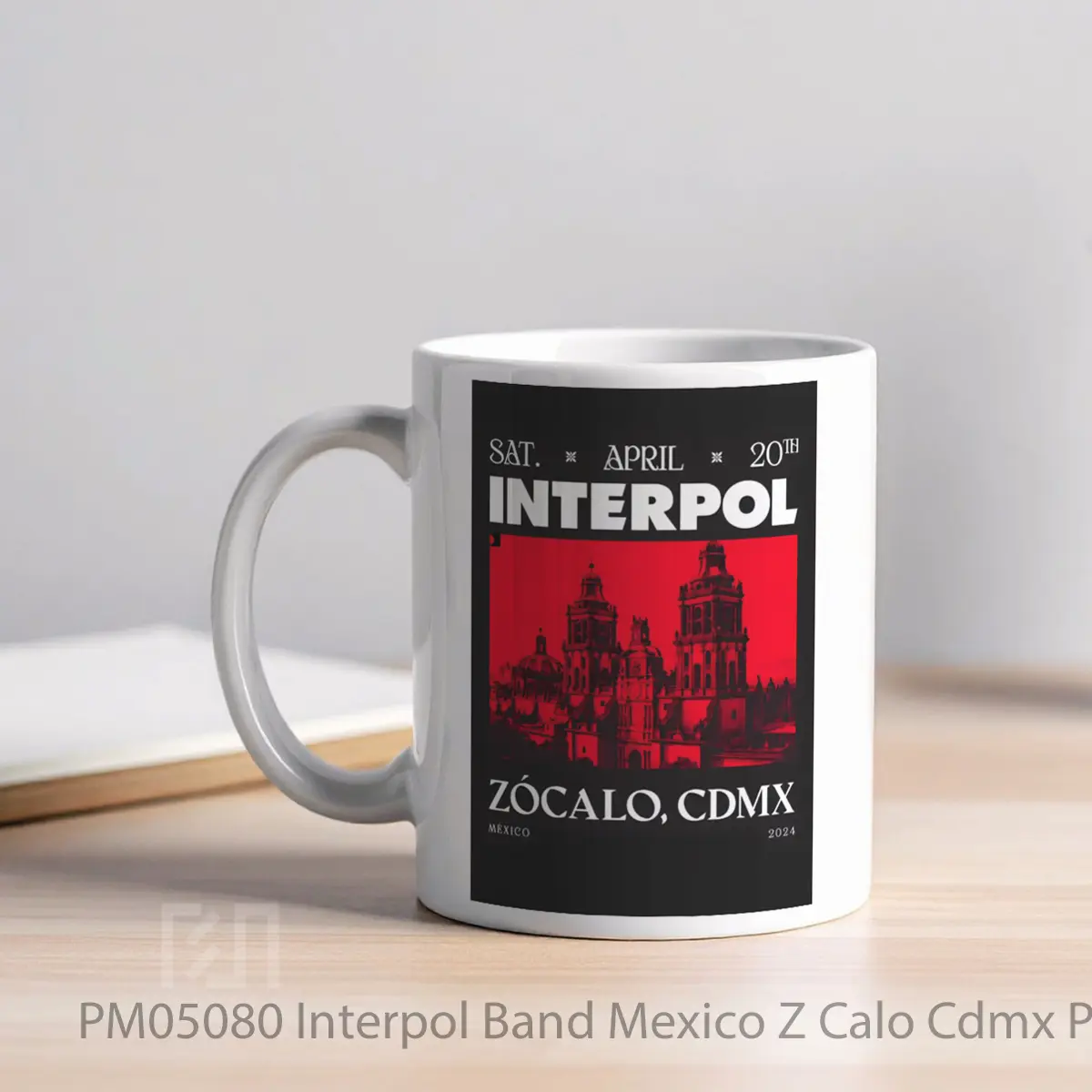 Mug Interpol Band Mexico Z Calo Cdmx MPM05080 - All-side / Desain