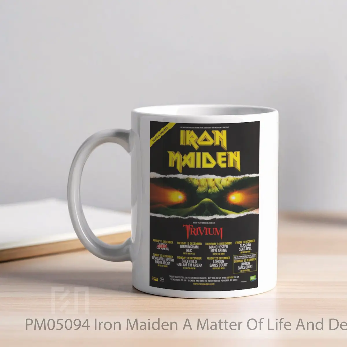 Mug Iron Maiden A Matter Of Life And Death Uk Tour 2006 MPM05094 - All-side / Desain