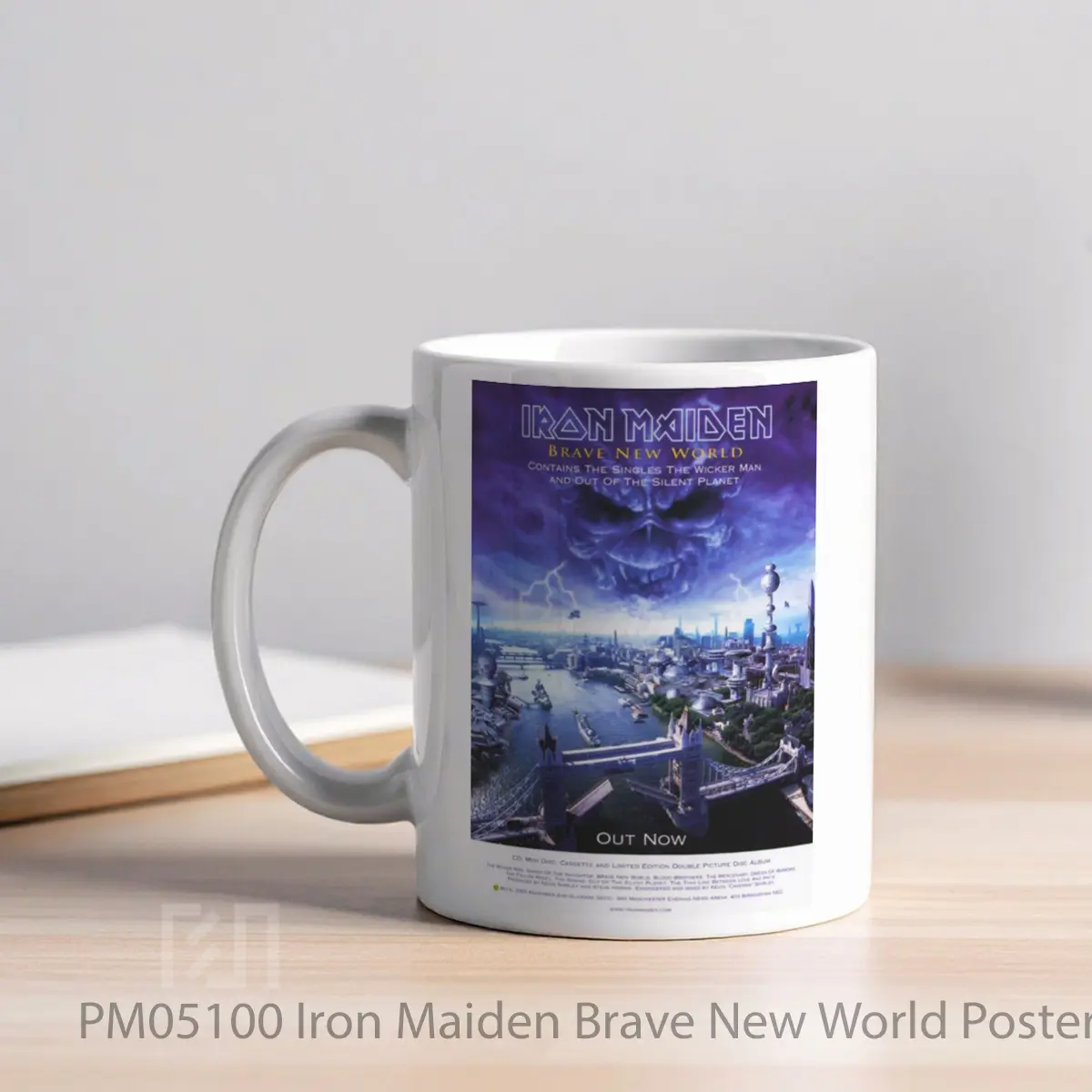Mug Iron Maiden Brave New World MPM05100 - All-side / Desain