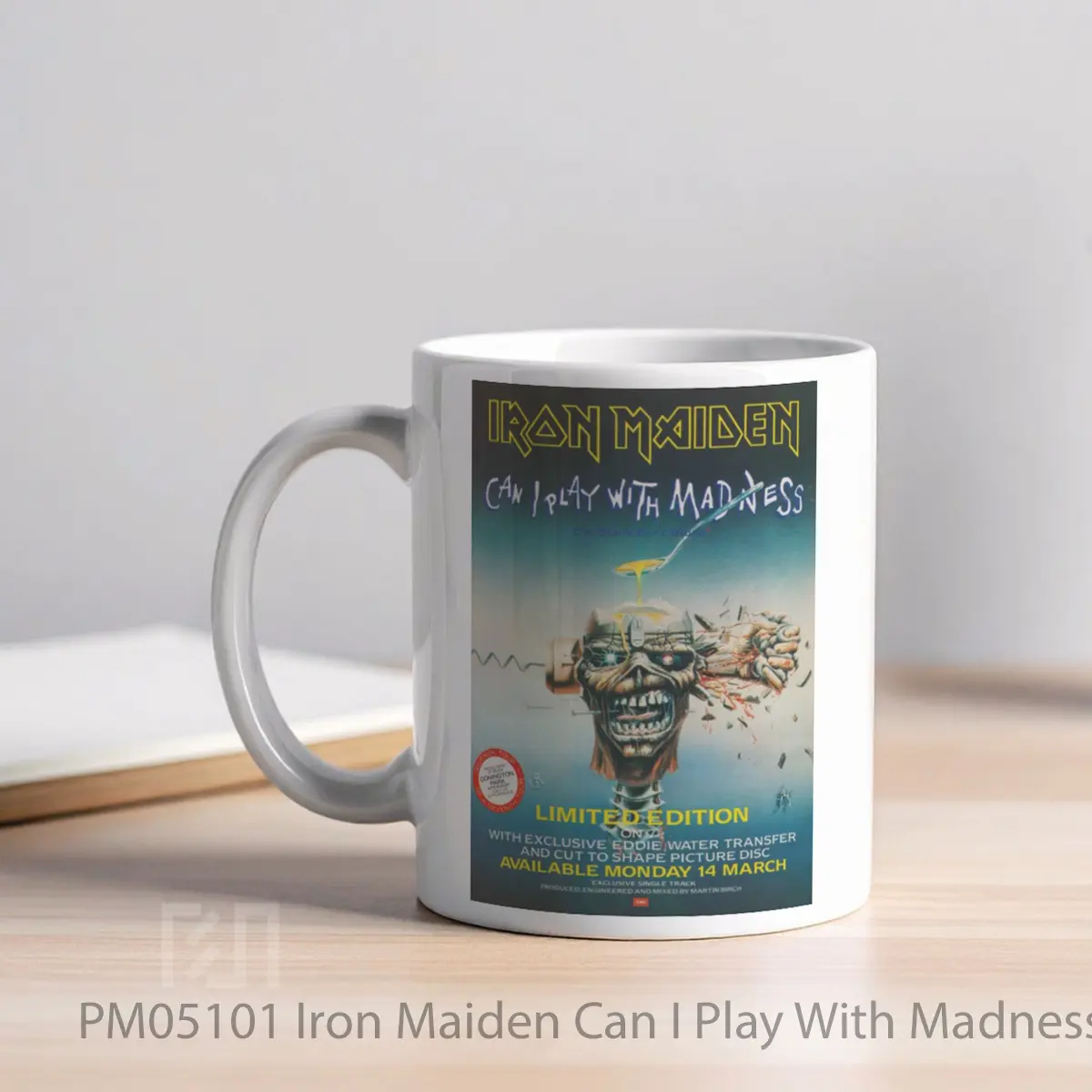 Mug Iron Maiden Can I Play With Madness MPM05101 - All-side / Desain