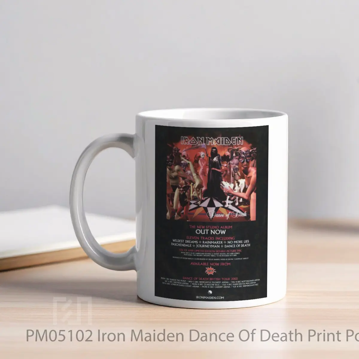 Mug Iron Maiden Dance Of Death Print MPM05102 - All-side / Desain