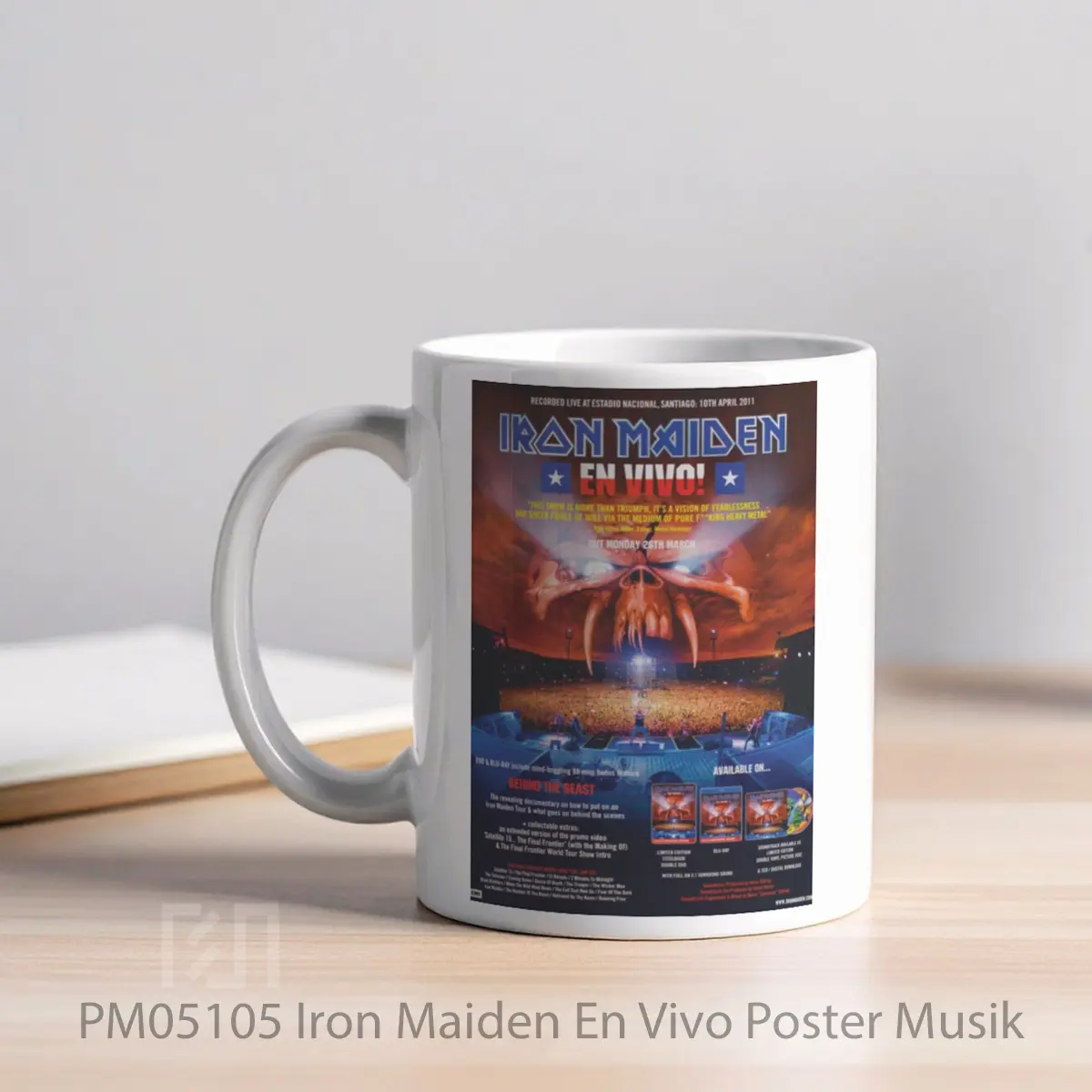 Mug Iron Maiden En Vivo MPM05105 - All-side / Desain