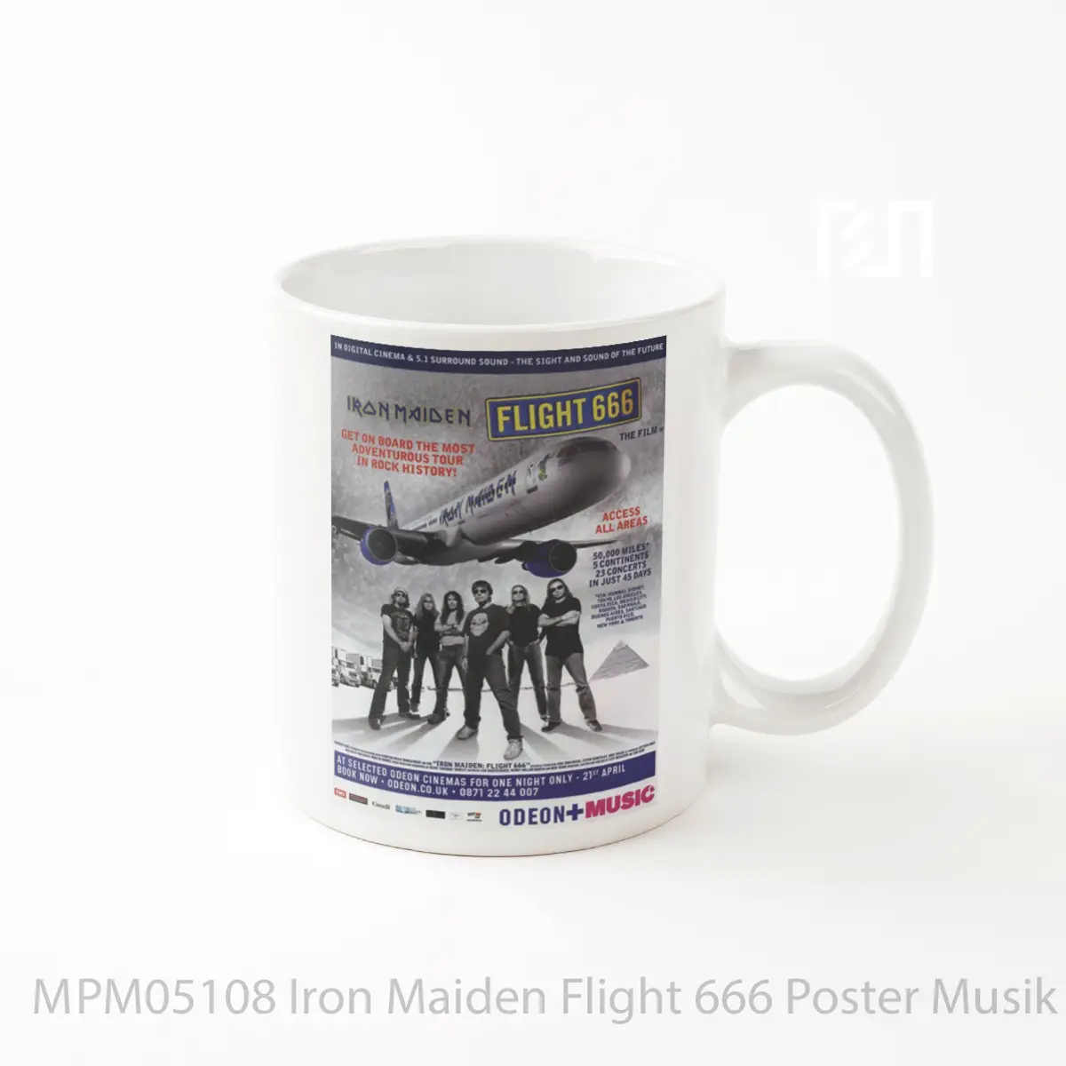 Mug Iron Maiden Flight 666 MPM05108