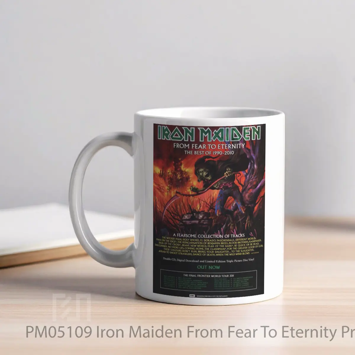 Mug Iron Maiden From Fear To Eternity Print MPM05109 - All-side / Desain