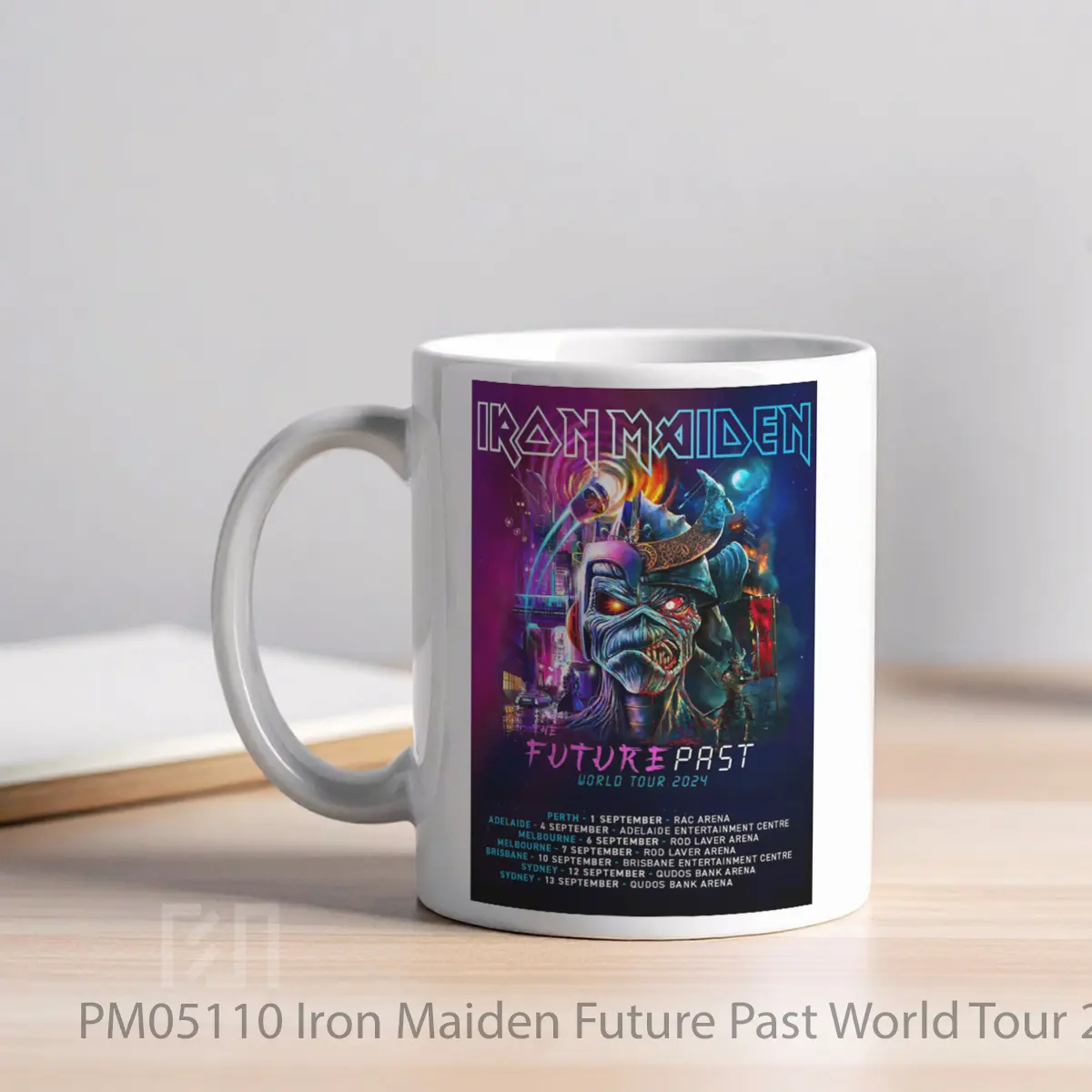 Mug Iron Maiden Future Past World Tour 2024 Australia MPM05110 - All-side / Desain