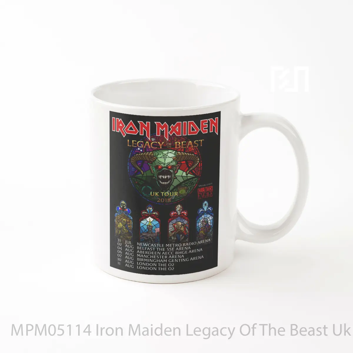 Mug Iron Maiden Legacy Of The Beast Uk Tour 2018 MPM05114